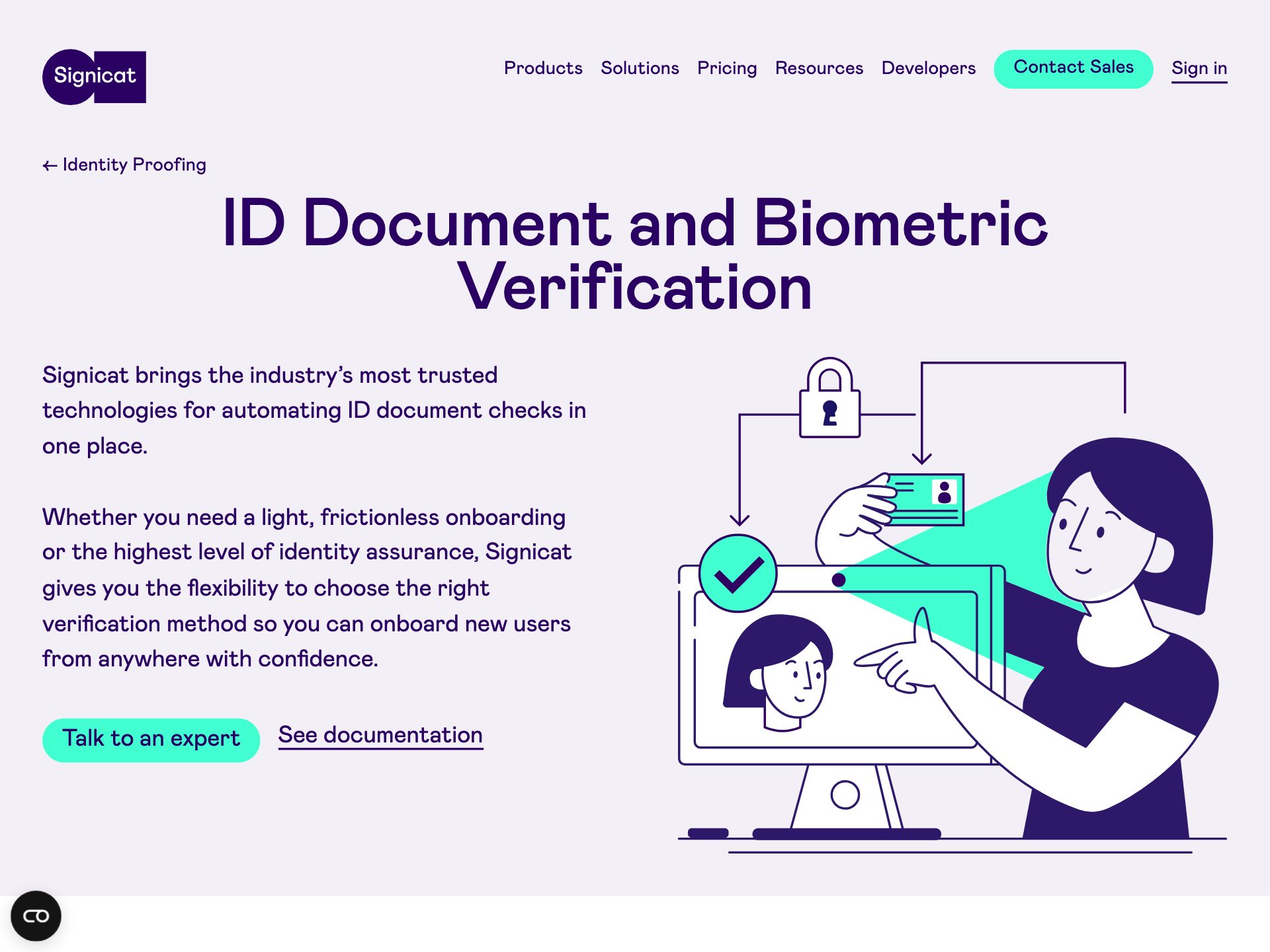 ID Document and Biometric Verification, inside Identity Proofing.